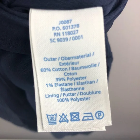 Boden Cordelia Ottoman Navy Ribbed Dress - Size 6 - Picture 7 of 8